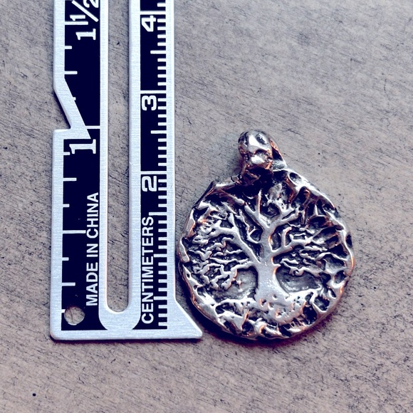 Handmade, Artisan Tree of Life pendant, One of a Kind! Sterling Silver - Picture 3 of 7